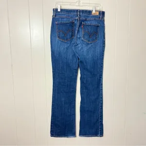 Levi’s 525 Perfect Waist Bootcut Jeans Women’s 8 Medium Wash Stretch Denim thumbnail 5