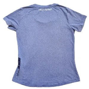Helly Hansen Run Shirt Women Size Small Short Sleeve Top Purple Boulder CO thumbnail 3