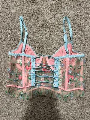 For Love And Lemons Floral Corset thumbnail 3