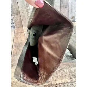 UGG Australia 3282 Cailyn Western Mid Calf Brown Suede‎ Distressed Boot sz 9 thumbnail 11