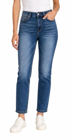 Judy Blue Slim Fit Women’s Jeans Size 30 Stretch Distressed Medium Wash Denim thumbnail 1