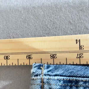 533 | American Eagle Low Rise Baggy Jean Lace Insert Flare Coquette Y2K 00 Short thumbnail 7