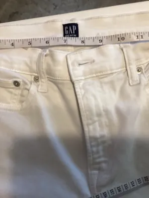 GAP White Jeans SZ 30R thumbnail 4