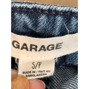 Garage Lace-Up‎ Denim Mini Skirt Y2K Blue Jean Skater A-Line Cotton Indie Sleaze thumbnail 6