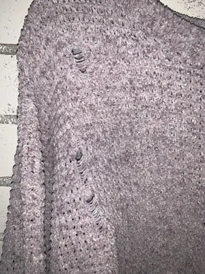 American Eagle Distressed Chenille Sweater thumbnail 4