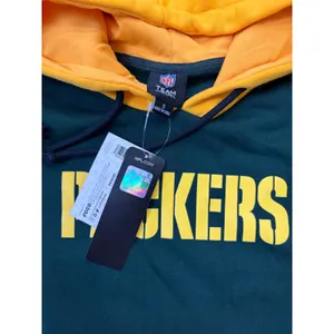NFL Green Bay Packers Green Yellow Hoodie FOCO Women’s Small thumbnail 4