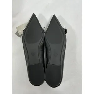 Womans New A New Day Valentina Slip On Flats Size 9.5 Black Buckle Accent thumbnail 5