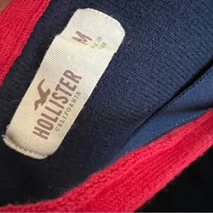 Hollister Blue White Red Thick Ribbed Knit Strappy Back Medium thumbnail 6