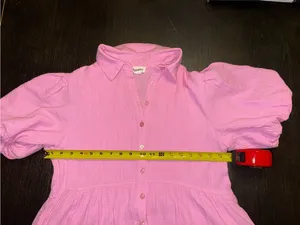 Merci Pink babydoll dress thumbnail 4
