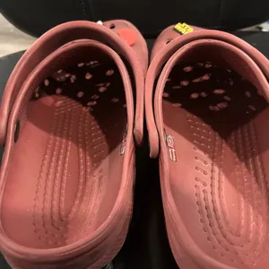 CROCS women’s  Sandals - Maroon with Fun Charms thumbnail 5