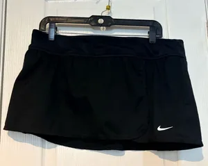 Nike Swim Skirt Women's XL Black - Athletic Skort-Boardskirt-swim thumbnail 1