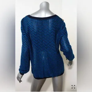 Missoni Multicolor V-Neck Blouse thumbnail 4