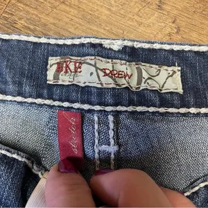 BKE Buckle Drew Denim Capri Jeans Stretch Womens 29 Contrast Stitch Western thumbnail 5