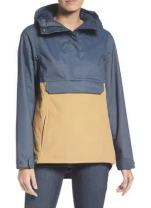 The North Face Dryvent Jean Mustard Hooded Pullover Windbreaker Jacket thumbnail 1