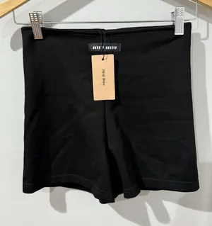 NEW Miu Miu‎ Back High Rise Shorts Sz S/M thumbnail 1