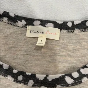 Animal print long Sleeve Top Black Size L thumbnail 3