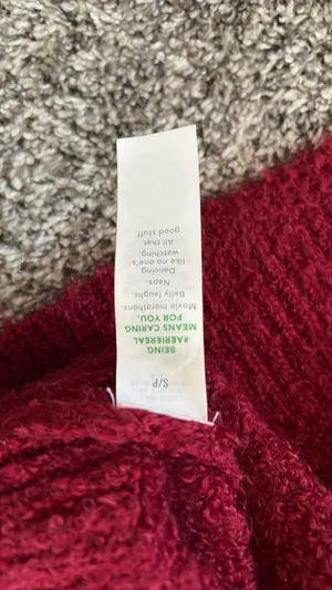 Aerie Red Sweater Oversized thumbnail 5
