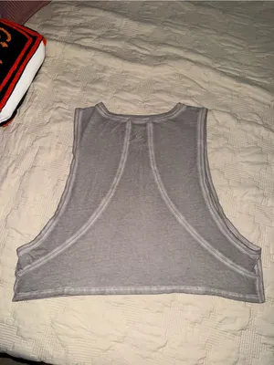 Lululemon Muscle Love Crop Tank *Fade Washed French Clay Size 10 thumbnail 6