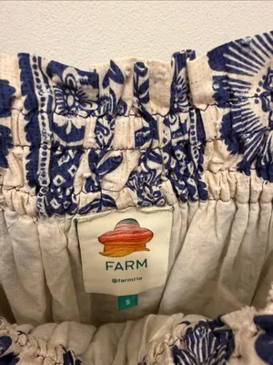 Farm Rio Blue Pineapple Garden Maxi Dress thumbnail 3