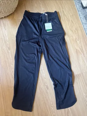 HALARA Black Jogger-Style Drawstring Sweatpants thumbnail 1
