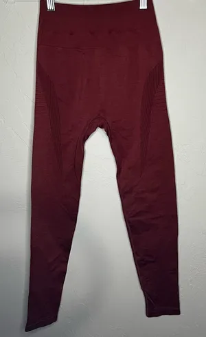 Alphalete Ozone Gingerbread Rust Orange Sculpting Compression Leggings‎ thumbnail 1