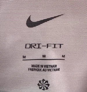 Nike Light Pink racer back athletic tank top with built in bra and pads thumbnail 4