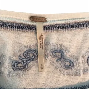 ✨ Free People Muse Embroidered Tee✨ thumbnail 6