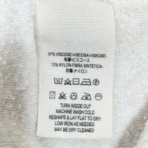 Free People Take It Off‎ Sweatshirt Inside Out Raglan Slouchy Ivory XS thumbnail 11