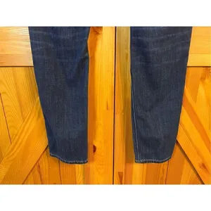 American Eagle Women's Size 0 Blue Tom Girl Distressed Dark Wash Stretch Jeans ( thumbnail 5