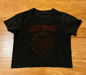 John Galt Black And Red New York Short Sleeve Shirt thumbnail 1