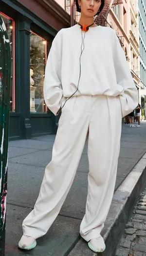 Pleat Front High Rise Trouser *Regular thumbnail 1