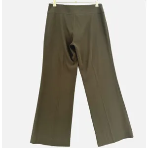 Bleu Blanc Rouge Pants Women 40 Green Wide Leg Dress Trousers Made in France thumbnail 2
