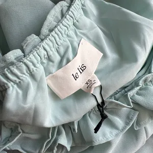 Boutique Mint Blue Ruffle Romper thumbnail 7