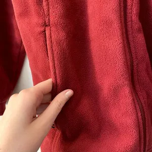 Columbia full zip fleece jacket red pockets warm comfortable athleisure winter thumbnail 6