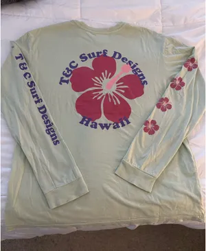 PacSun Hawaii Surf Long Sleeve T-Shirt thumbnail 1