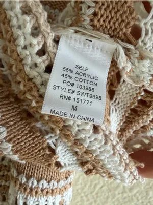 Charleston Stroll Top - Striped Crochet Tie-Front Camisole in Beige and Cream thumbnail 6