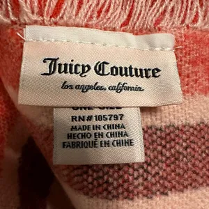 Juicy Couture Scarf - NWT - Red Multi Color thumbnail 3