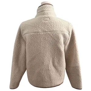J.Crew Polartec sherpa fleece jacket in cream XS thumbnail 4