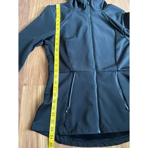 Spyder Active Full Zip Hooded Athletic Jacket Black Women's Size M thumbnail 5