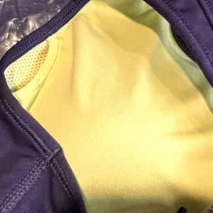 Nike Sports Bra Purple M Dri-FIT Racerback Perforated Swoosh‎ Activewear thumbnail 6