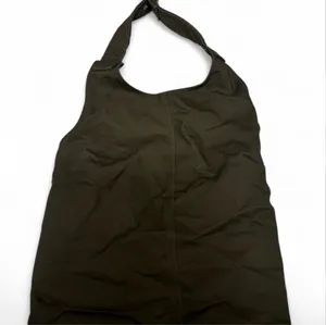 Olive green halter top thumbnail 1