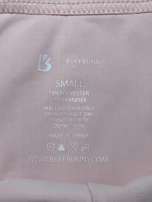 BuffBunny Collection Viva La Vibe Sports Bra Light Pink/Blush Size Small thumbnail 2