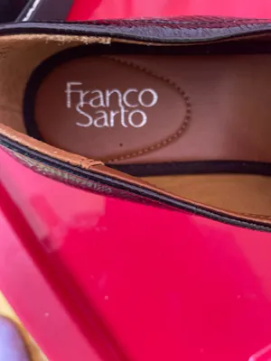 Franco Sarto Black Patent Leather Loafers, Women Shoe Size 9M thumbnail 6