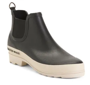 Baxter Wood Waterproof Hevea Chelsea Rain Boots thumbnail 1