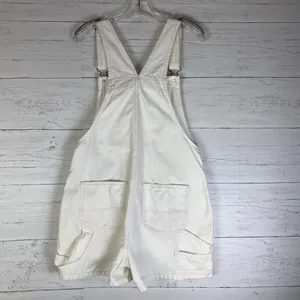 Cotton:On ivory utility canvas short overall size 6 Womens thumbnail 2