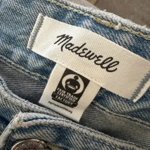 Madewell The Darted Barrel-Leg Jean Light Wash‎ Denim Size 33 NEW thumbnail 5
