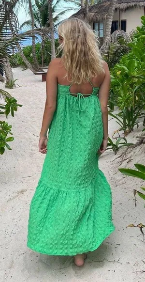 Zara Green Maxi Dress thumbnail 1