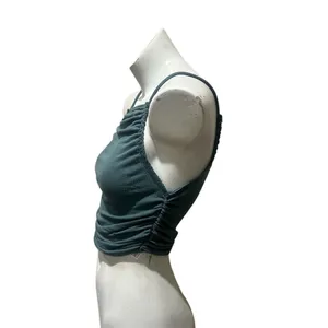 Out from under urban outfitters Women's Green Halter Knit Tank Top Size M Casual thumbnail 4