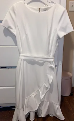 Calvin Klein White Dress thumbnail 1