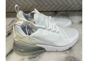 Nike Air Max 270 GS White Iridescent Youth 6Y Women 7.5 Sneakers 943345-103 thumbnail 7